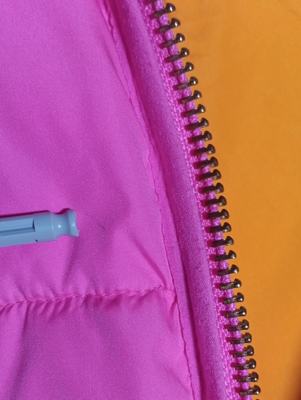 J. Crew Pink and Orange Signature Puffer - Picture 9 of 9
